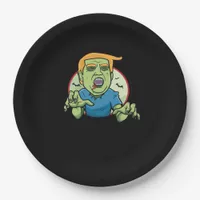 Halloween  Zombie Funny Classic Paper Plates