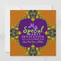 Exotic Fun Goddess Girls Party Invitation