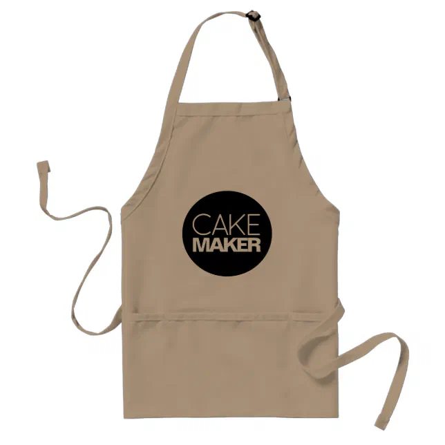 Funny Cake Maker Adult Apron