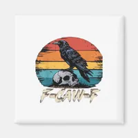 Humor F-Caw-F Gothic Funny Crow Essential Retro St Magnet