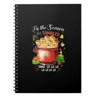 Tis Season For Tamales Christmas Mexican Food Notebook