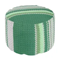 Ottoman - Green Stripe Crochet pattern