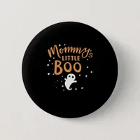 Mommys Little Boo Halloween Classic Design Button