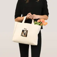 Personalized Dog Photo Tote Bag