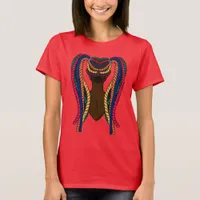 Cute Colorful Cartoon Black Girl Hair Twists T-Shirt