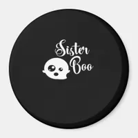 Sister Boo Halloween  Magnet