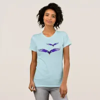 T-Shirt - Birds of a Feather in Purple