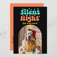 Hip Holiday Funny Pet Dog Christmas Photo