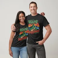 Hiking Best Path Happiness Green T-Shirt