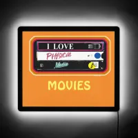 I Love Physical Media Collecting Hobby Fun LED Sign