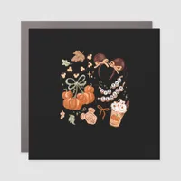 Tis The Season Pumpkin Season, Fall Harvest Autumn Car Magnet