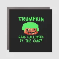 Trumpkin Make Halloween Great Again Grab Em' By Th Car Magnet
