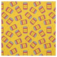 Pop Art Baked Beans Kitchen Food Patterned Fabric