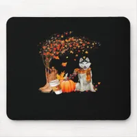 It’s Fall Y’all Dog Thanksgiving Halloween Aesthet Mouse Pad