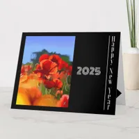 Happy New Year - the poppies house Painting Card