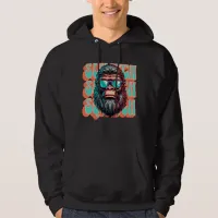 Vintage Squatch Retro Style Comic Pop Art Hoodie