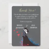 La Dolce Vita French Inspiration Classic 1940s  Thank You Card