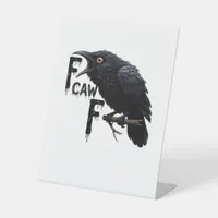 F Caw F Retro Classic Pedestal Sign