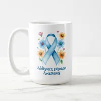 Addison's Disease Awareness | Blue Ribbon Coffee Mug