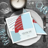 Color Block Wedding Winter ID740 Napkins