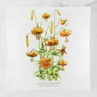 Orange Wild Tiger Lilies Trinket Tray