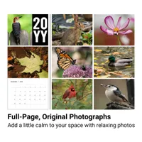 Wildlife Photography Calendar with Custom Year