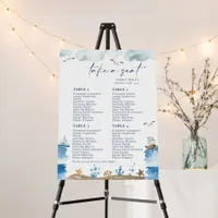 Nautica Baby Shower Seating Chart Foam Boards