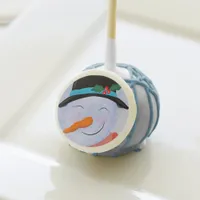 Happy Snowman Christmas Winter Holiday Cake Pops