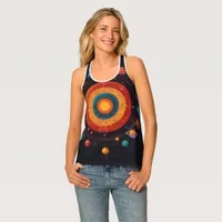 Vibrant Solar System for Girls Tank Top