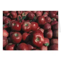 Red Delicious Apple Photo Blank Greeting Cards