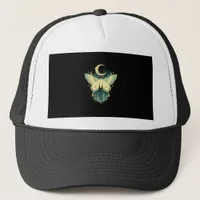 Moth Fairycore Goblincore Whimsigoth Cottagecore Trucker Hat