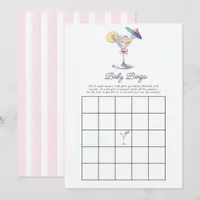 A Tini One Is on the Way Baby Bingo Game Invitation