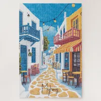 Travel to Mykonos Greece Jigsaw Puzzle