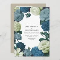 Coastal Juniper, Tidal Foam & Deep Reef Blue  Invitation