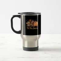 Tis The Season Football Fall Season Football Pumpk Travel Mug
