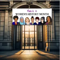 March is Women's History Month    Poster