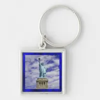 Statue of Liberty, Ellis Island, New York Keychain