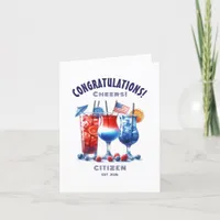 USA Citizenship Congratulations American Card