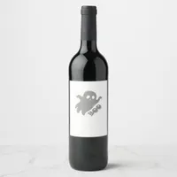 Little Boo Aesthetic Simple Wine Label