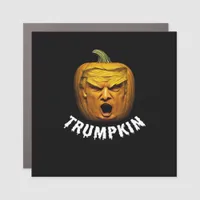 Trumpkin – Funny Donald  Pumpkin Halloween  Car Magnet