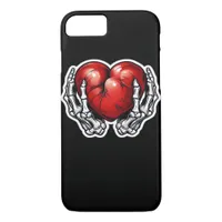 Skeleton Hands Hearts Cute Halloween Retro iPhone 8/7 Case