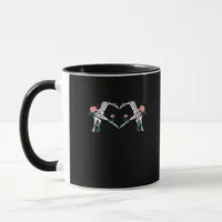 Never Wilts – Skeleton Hands Roses  Mug