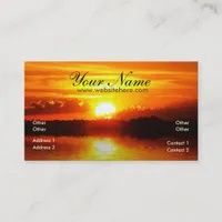 Sunset Reflections Business Card