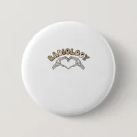 Radiology Skeleton Heart Hands Classic Button