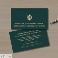 Accountant Tax Preparer Business Card