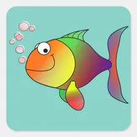 Colorful Fish Sticker