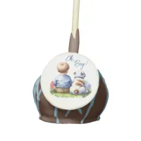 Oh, Boy! Baby and Bulldog Baby Shower Cake Pops