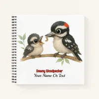 Delightful Downy Woodpecker Notebook