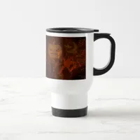 Halloween Scares on Eerie Background Travel Mug