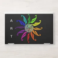 Laptop Skin - Color Wheel Leaves